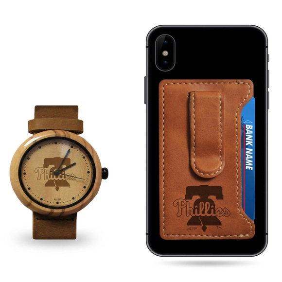 Philadelphia Phillies watch and wallet gift set - Picture 1 of 3